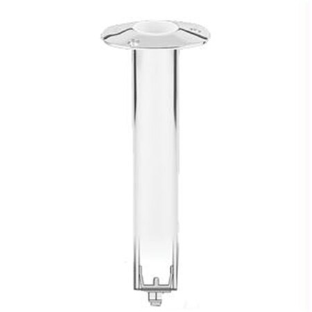 Perfectpitch Lee s 0 Degree Stainless Steel Swivel Base Flush Mount Rod Holder - Extra Long Tube PE2933621
